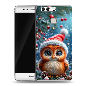 Силиконовый чехол на Huawei P9 с принтом Новый год Силиконовый чехол на Huawei P9 с принтом Новый год