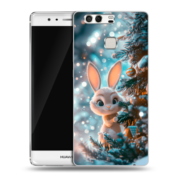 Силиконовый чехол на Huawei P9 с принтом Новый год Силиконовый чехол на Huawei P9 с принтом Новый год