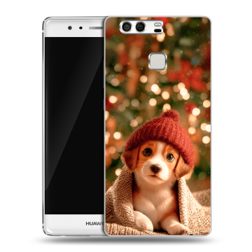 Силиконовый чехол на Huawei P9 с принтом Новый год Силиконовый чехол на Huawei P9 с принтом Новый год