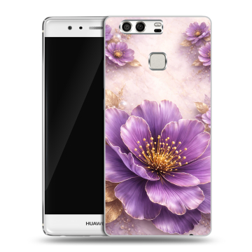 Силиконовый чехол на Huawei P9 с принтом женский Силиконовый чехол на Huawei P9 с принтом женский
