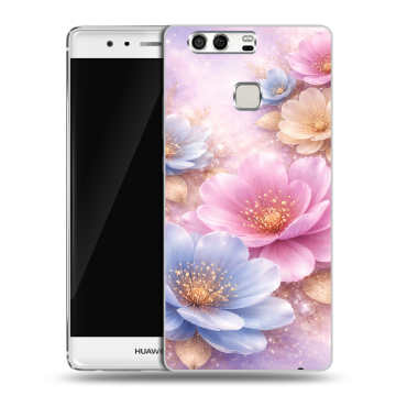 Силиконовый чехол на Huawei P9 с принтом женский Силиконовый чехол на Huawei P9 с принтом женский