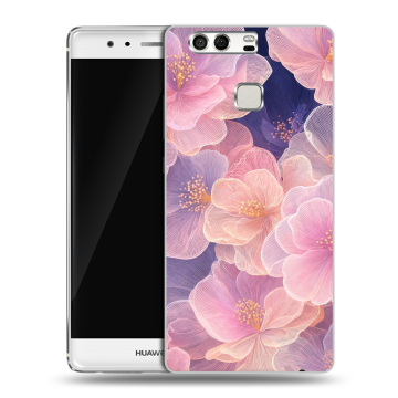 Силиконовый чехол на Huawei P9 с принтом женский Силиконовый чехол на Huawei P9 с принтом женский