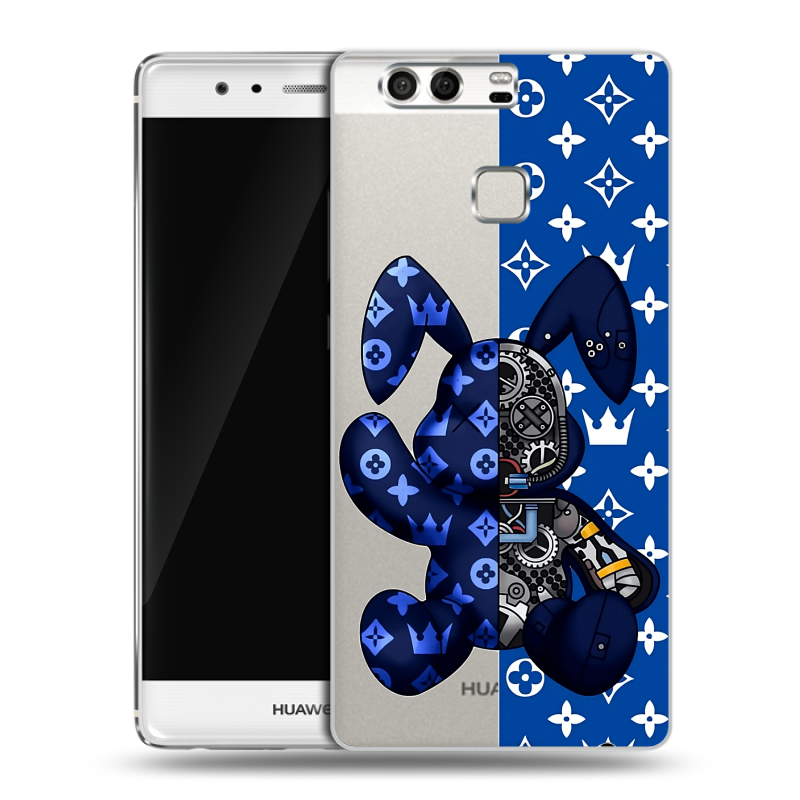 Силиконовый чехол на Huawei P9 с принтом Луи робот Силиконовый чехол на Huawei P9 с принтом Луи робот