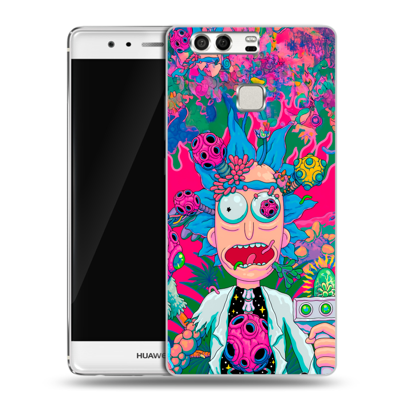 Силиконовый чехол на Huawei P9 с принтом Рик и Морти Rick Morty Силиконовый чехол на Huawei P9 с принтом Рик и Морти Rick Morty