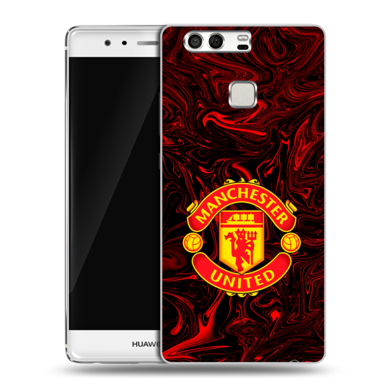 Силиконовый чехол на Huawei P9 с принтом Manchester United Силиконовый чехол на Huawei P9 с принтом Manchester United