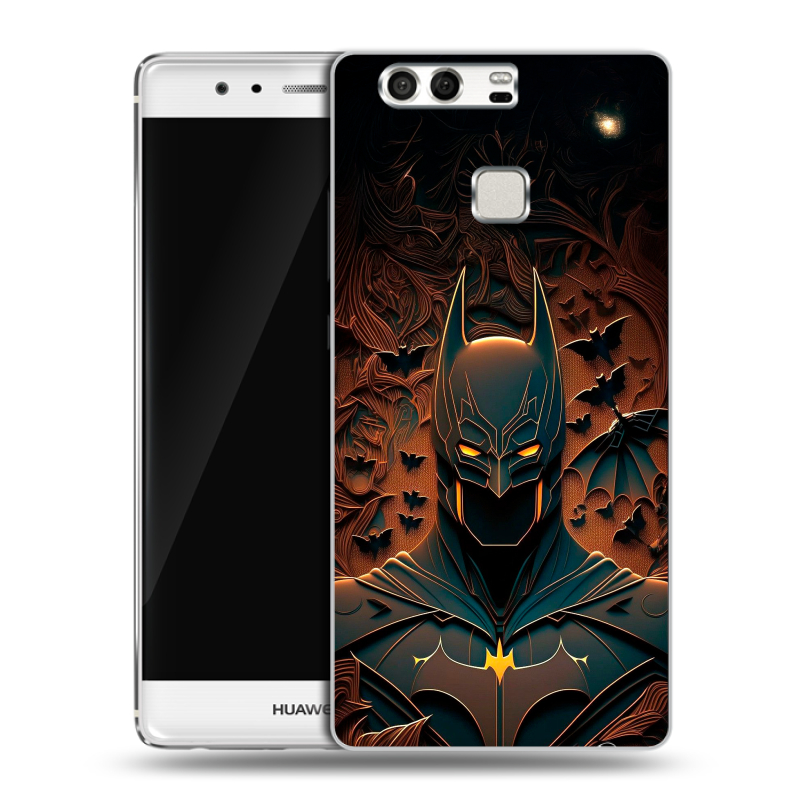 Силиконовый чехол на Huawei P9 с принтом Batman Бэтмен Силиконовый чехол на Huawei P9 с принтом Batman Бэтмен