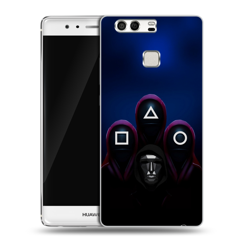 Силиконовый чехол на Huawei P9 с принтом Игра Кальмара Силиконовый чехол на Huawei P9 с принтом Игра Кальмара