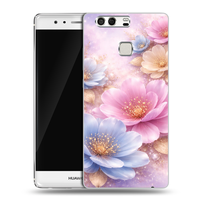 Силиконовый чехол на Huawei P9 с принтом женский Силиконовый чехол на Huawei P9 с принтом женский