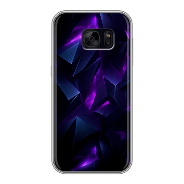 Силиконовый чехол на Samsung Galaxy S7 Edge с принтом Абстракиция