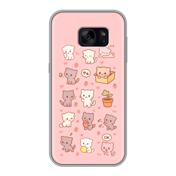 Силиконовый чехол на Samsung Galaxy S7 Edge с принтом Hello Kitty Хелоу Кити Силиконовый чехол на Samsung Galaxy S7 Edge с принтом Hello Kitty Хелоу Кити