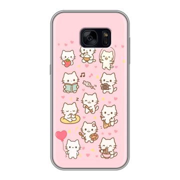 Силиконовый чехол на Samsung Galaxy S7 Edge с принтом Hello Kitty Хелоу Кити Силиконовый чехол на Samsung Galaxy S7 Edge с принтом Hello Kitty Хелоу Кити