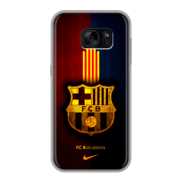 Силиконовый чехол на Samsung Galaxy S7 Edge с принтом Барселона Barcelona