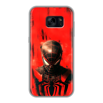 Силиконовый чехол на Samsung Galaxy S7 Edge с принтом человек паук spiderman Силиконовый чехол на Samsung Galaxy S7 Edge с принтом человек паук spiderman