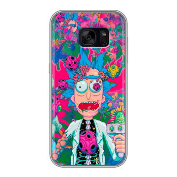 Силиконовый чехол на Samsung Galaxy S7 Edge с принтом Рик и Морти Rick Morty Силиконовый чехол на Samsung Galaxy S7 Edge с принтом Рик и Морти Rick Morty