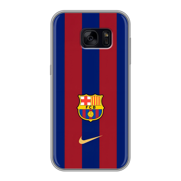 Силиконовый чехол на Samsung Galaxy S7 Edge с принтом Барселона Barcelona Силиконовый чехол на Samsung Galaxy S7 Edge с принтом Барселона Barcelona