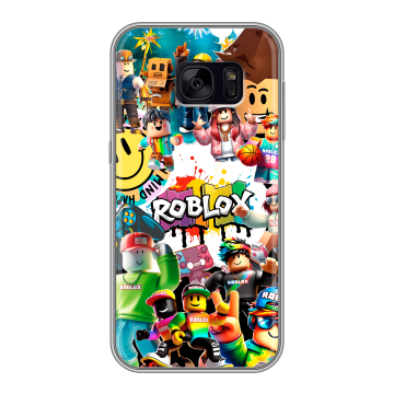 Силиконовый чехол на Samsung Galaxy S7 Edge с принтом Roblox Роблокс Силиконовый чехол на Samsung Galaxy S7 Edge с принтом Roblox Роблокс