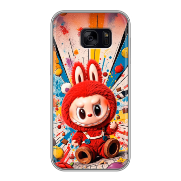 Силиконовый чехол на Samsung Galaxy S7 Edge с принтом Labubu Лабубу Силиконовый чехол на Samsung Galaxy S7 Edge с принтом Labubu Лабубу