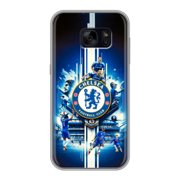 Силиконовый чехол на Samsung Galaxy S7 Edge с принтом Chelsea Челси Силиконовый чехол на Samsung Galaxy S7 Edge с принтом Chelsea Челси