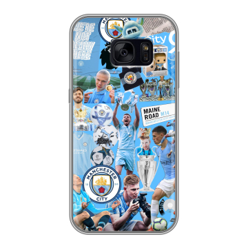 Силиконовый чехол на Samsung Galaxy S7 Edge с принтом Man City Манчестер Сити Силиконовый чехол на Samsung Galaxy S7 Edge с принтом Man City Манчестер Сити