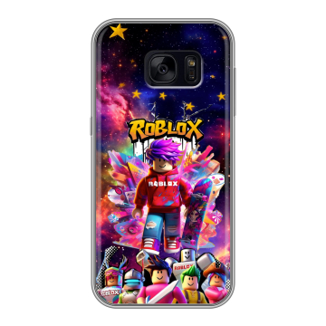 Силиконовый чехол на Samsung Galaxy S7 Edge с принтом Roblox Роблокс Силиконовый чехол на Samsung Galaxy S7 Edge с принтом Roblox Роблокс