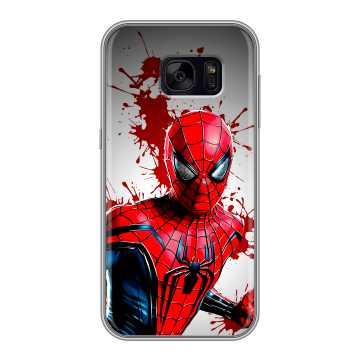 Силиконовый чехол на Samsung Galaxy S7 Edge с принтом Spiderman Человек паук Силиконовый чехол на Samsung Galaxy S7 Edge с принтом Spiderman Человек паук