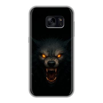 Силиконовый чехол на Samsung Galaxy S7 Edge с принтом Волк Силиконовый чехол на Samsung Galaxy S7 Edge с принтом Волк