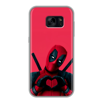 Силиконовый чехол на Samsung Galaxy S7 Edge с принтом Дедпул Deadpool Силиконовый чехол на Samsung Galaxy S7 Edge с принтом Дедпул Deadpool