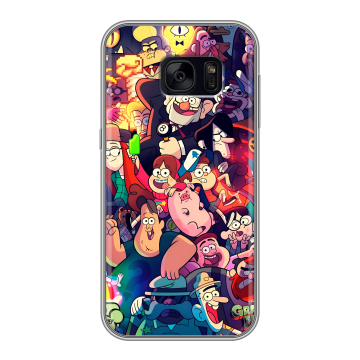 Силиконовый чехол на Samsung Galaxy S7 Edge с принтом Gravity Falls Гравити Фолз Силиконовый чехол на Samsung Galaxy S7 Edge с принтом Gravity Falls Гравити Фолз