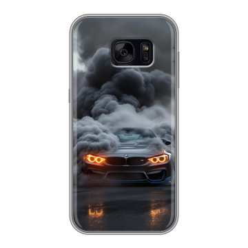 Силиконовый чехол на Samsung Galaxy S7 Edge с принтом BMW БМВ Силиконовый чехол на Samsung Galaxy S7 Edge с принтом BMW БМВ