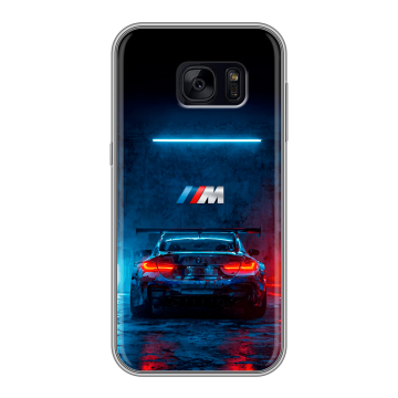 Силиконовый чехол на Samsung Galaxy S7 Edge с принтом BMW БМВ Силиконовый чехол на Samsung Galaxy S7 Edge с принтом BMW БМВ
