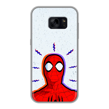 Силиконовый чехол на Samsung Galaxy S7 Edge с принтом Spiderman Человек паук Силиконовый чехол на Samsung Galaxy S7 Edge с принтом Spiderman Человек паук