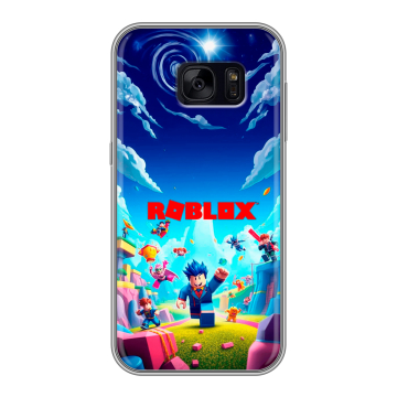 Силиконовый чехол на Samsung Galaxy S7 Edge с принтом Roblox Роблокс Силиконовый чехол на Samsung Galaxy S7 Edge с принтом Roblox Роблокс