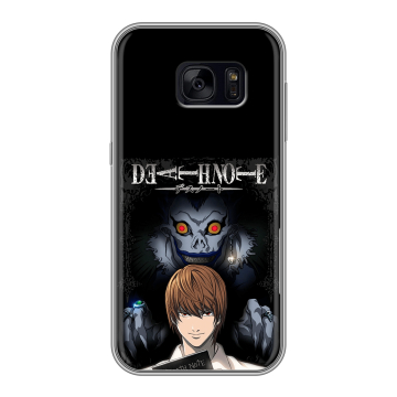 Силиконовый чехол на Samsung Galaxy S7 Edge с принтом Death note Тетрадь смерти Силиконовый чехол на Samsung Galaxy S7 Edge с принтом Death note Тетрадь смерти