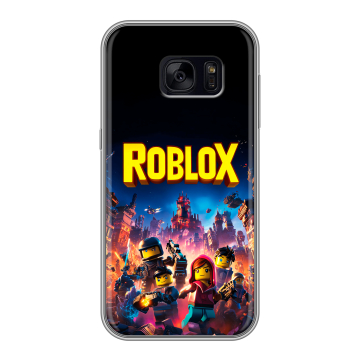 Силиконовый чехол на Samsung Galaxy S7 Edge с принтом Roblox Роблокс Силиконовый чехол на Samsung Galaxy S7 Edge с принтом Roblox Роблокс