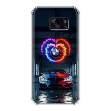 Силиконовый чехол на Samsung Galaxy S7 Edge с принтом BMW БМВ Силиконовый чехол на Samsung Galaxy S7 Edge с принтом BMW БМВ
