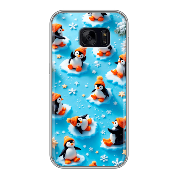 Силиконовый чехол на Samsung Galaxy S7 Edge с принтом Новый год Силиконовый чехол на Samsung Galaxy S7 Edge с принтом Новый год
