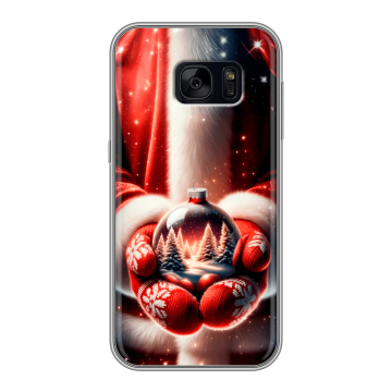 Силиконовый чехол на Samsung Galaxy S7 Edge с принтом Новый год Силиконовый чехол на Samsung Galaxy S7 Edge с принтом Новый год