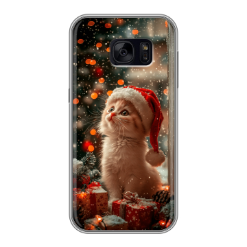 Силиконовый чехол на Samsung Galaxy S7 Edge с принтом Новый год Силиконовый чехол на Samsung Galaxy S7 Edge с принтом Новый год