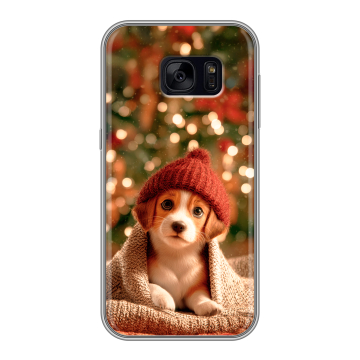 Силиконовый чехол на Samsung Galaxy S7 Edge с принтом Новый год Силиконовый чехол на Samsung Galaxy S7 Edge с принтом Новый год