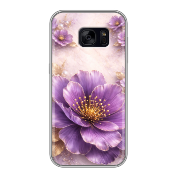 Силиконовый чехол на Samsung Galaxy S7 Edge с принтом женский Силиконовый чехол на Samsung Galaxy S7 Edge с принтом женский
