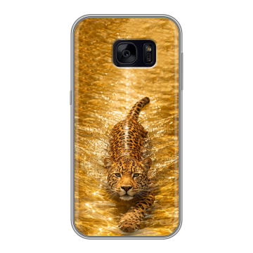 Силиконовый чехол на Samsung Galaxy S7 Edge с принтом женский Силиконовый чехол на Samsung Galaxy S7 Edge с принтом женский