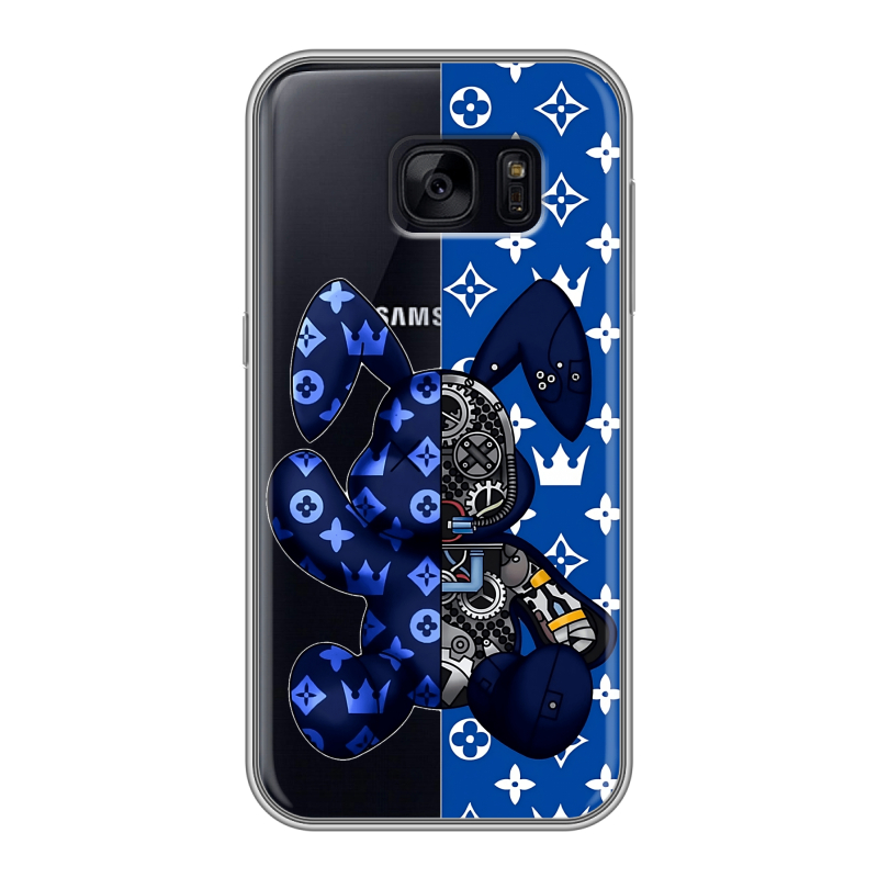 Силиконовый чехол на Samsung Galaxy S7 Edge с принтом Луи робот Силиконовый чехол на Samsung Galaxy S7 Edge с принтом Луи робот