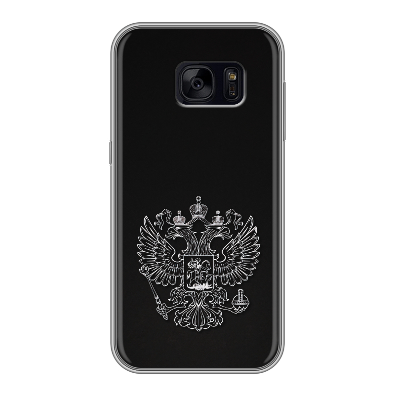 Силиконовый чехол на Samsung Galaxy S7 Edge с принтом Герб России Силиконовый чехол на Samsung Galaxy S7 Edge с принтом Герб России