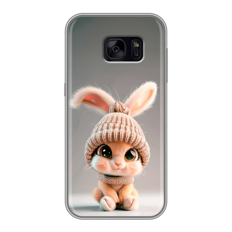 Силиконовый чехол на Samsung Galaxy S7 Edge с принтом Кролик Силиконовый чехол на Samsung Galaxy S7 Edge с принтом Кролик