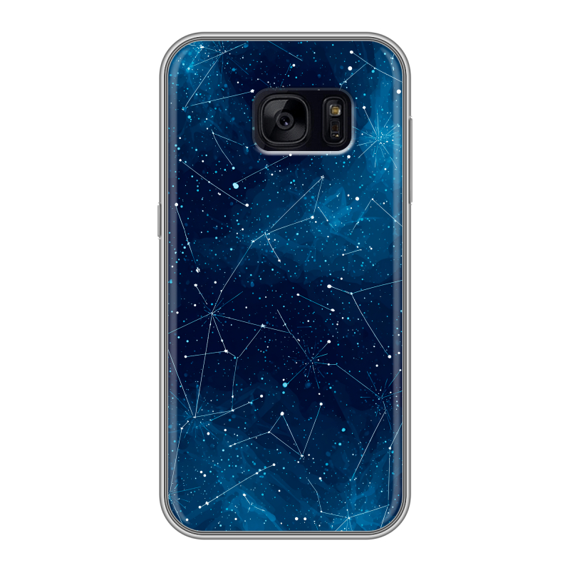 Силиконовый чехол на Samsung Galaxy S7 Edge с принтом Космос звезды Силиконовый чехол на Samsung Galaxy S7 Edge с принтом Космос звезды
