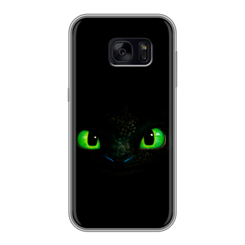 Силиконовый чехол на Samsung Galaxy S7 Edge с принтом Как приручить дракона Силиконовый чехол на Samsung Galaxy S7 Edge с принтом Как приручить дракона