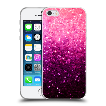 Пластиковый чехол на Iphone SE с принтом Блестки Пластиковый чехол на Iphone SE с принтом Блестки