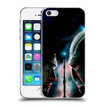 Пластиковый чехол на Iphone SE с принтом Гарри Поттер Harry Potter