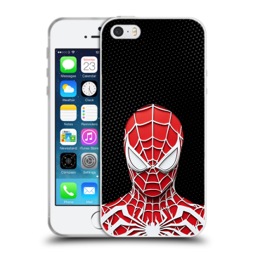 Пластиковый чехол на Iphone SE с принтом человек паук spiderman Пластиковый чехол на Iphone SE с принтом человек паук spiderman