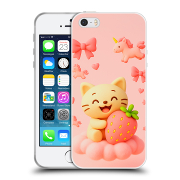 Пластиковый чехол на Iphone SE с принтом для девочек Пластиковый чехол на Iphone SE с принтом для девочек